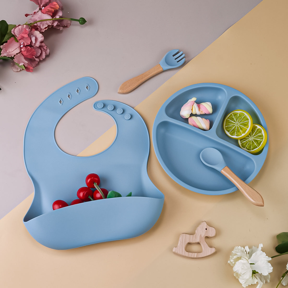 Premium Silicone Plates (Set of 4)