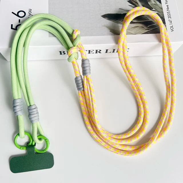 Creative DIY Mobile Phone Universal Lanyard || Anti-Loss Hanging Piece Accessory || Crossbody Long Rope