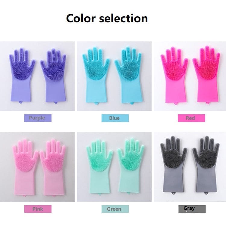 Silicone Washing Gloves