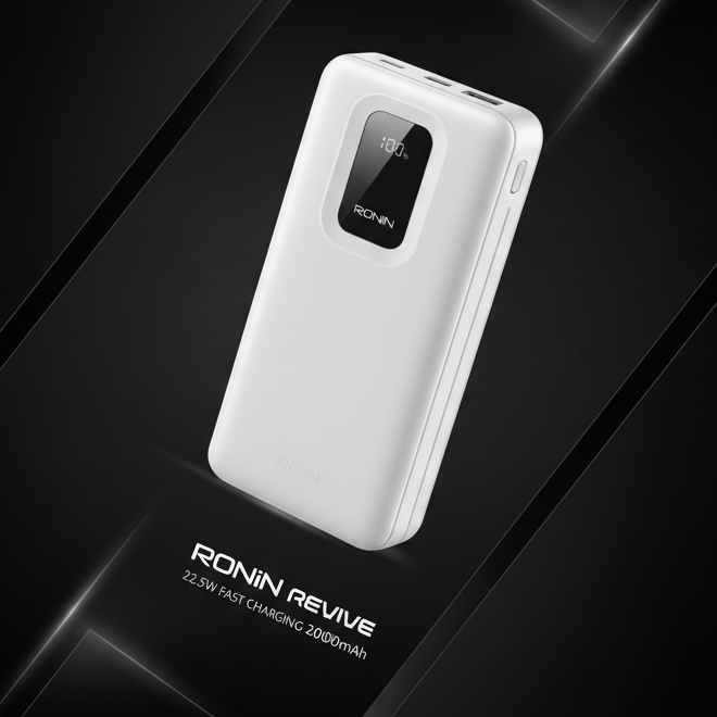 RONIN REVIVE 20000mAh Power Bank - 22.5W Fast Charging