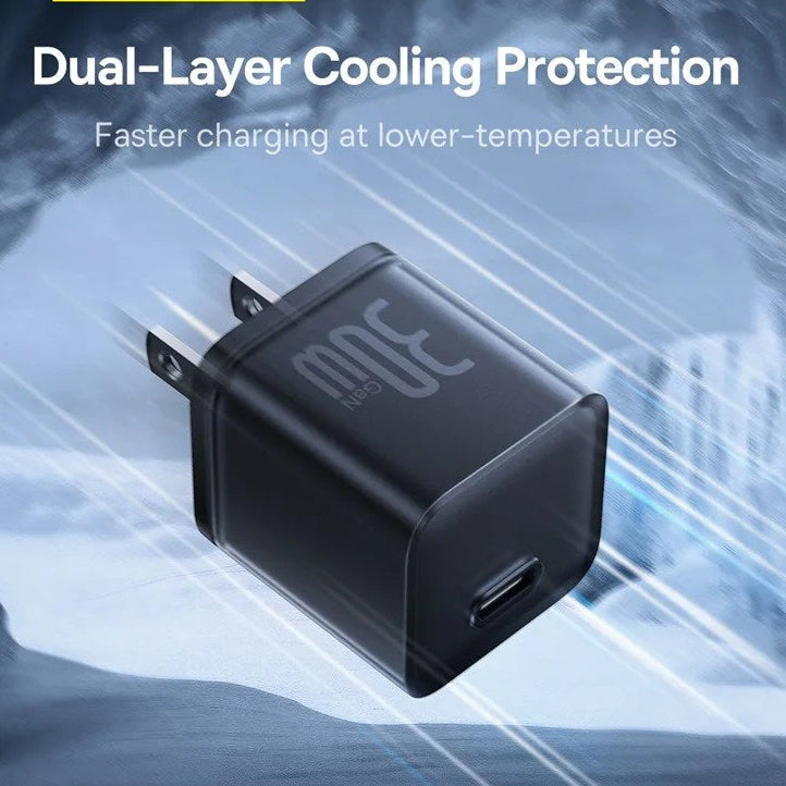 30W Fast Charger Adapter - USB Type-C Quick Charging Wall Charger