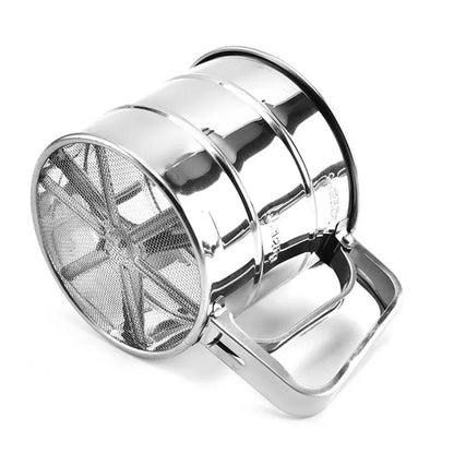 Stainless Steel Flour Sieve Cup || Handheld Baking Sifter for Flour, Sugar & Powdered Ingredients