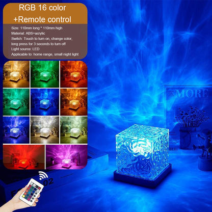 Dynamic Water Ripple Lamp Projector