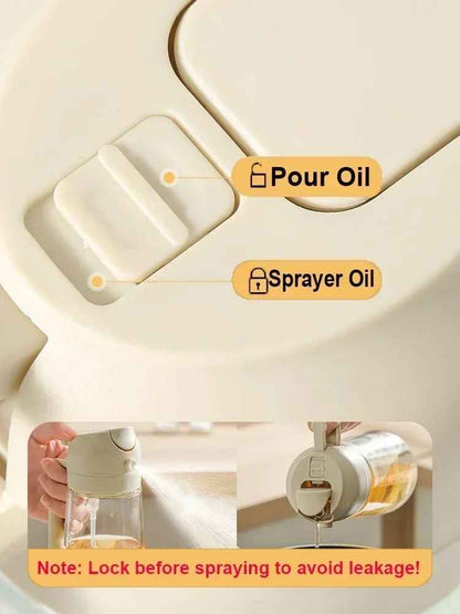 2-in-1 Oil Sprayer & Dispenser Bottle
