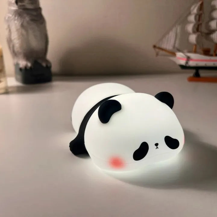 Silicone Panda Night Lamp | Cute Panda Night Light for Bedroom & Home Decor