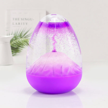Volcanic Eruption Oil Drop Hourglass