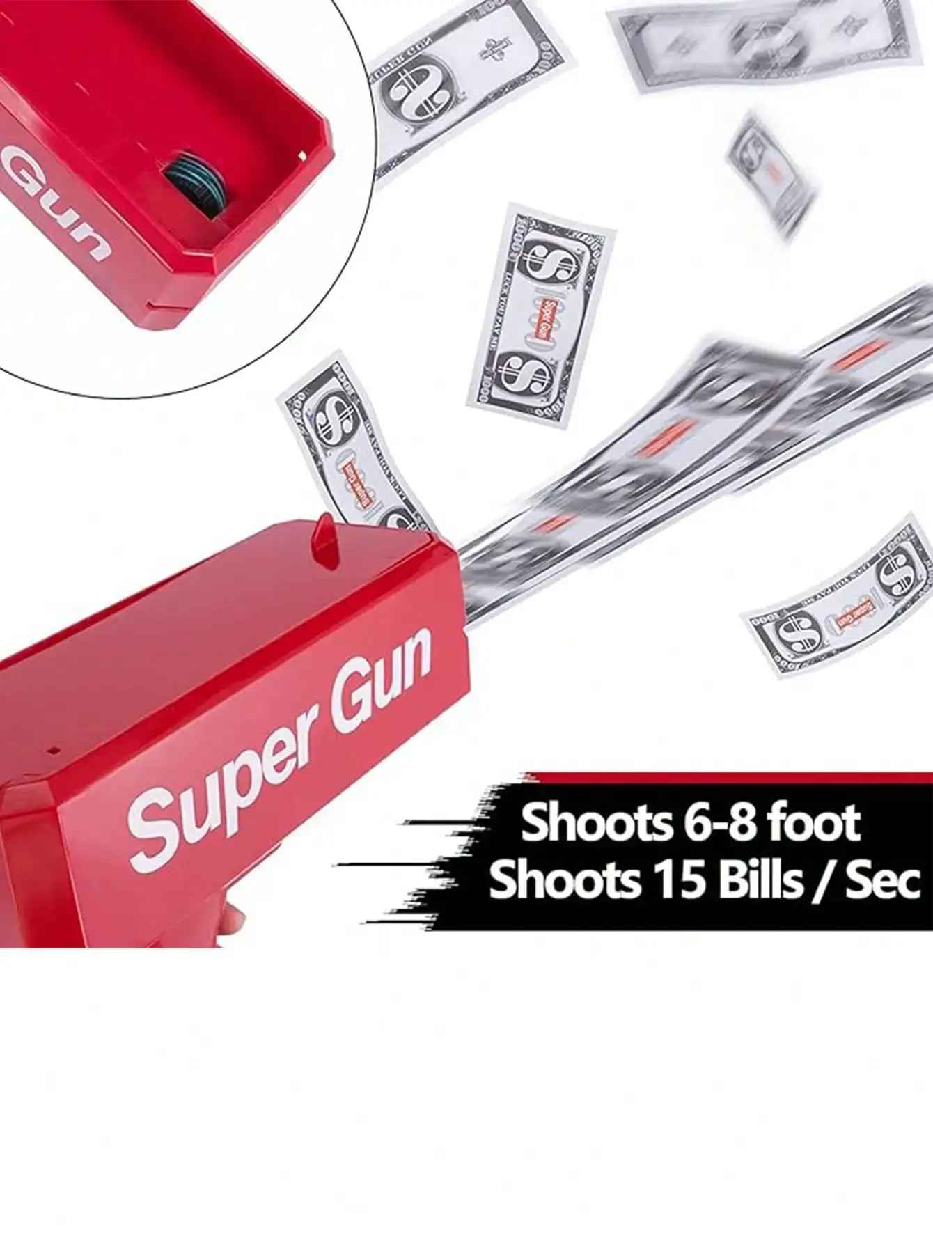 1Set Cash Cannon Money Gun
