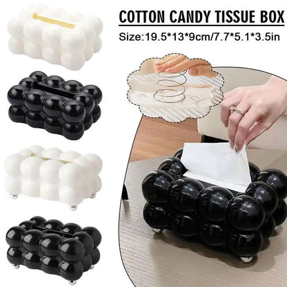 Bubble Shape Tissue Box Holder || Cute Decorative Tissue Box Cover for Home & Office Desk Decor
