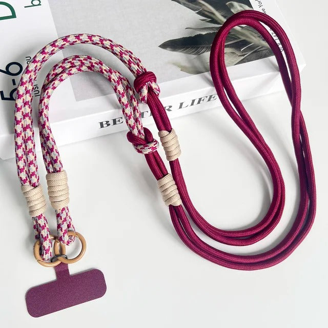 Creative DIY Mobile Phone Universal Lanyard || Anti-Loss Hanging Piece Accessory || Crossbody Long Rope