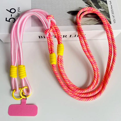 Creative DIY Mobile Phone Universal Lanyard || Anti-Loss Hanging Piece Accessory || Crossbody Long Rope