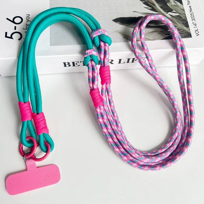 Creative DIY Mobile Phone Universal Lanyard || Anti-Loss Hanging Piece Accessory || Crossbody Long Rope