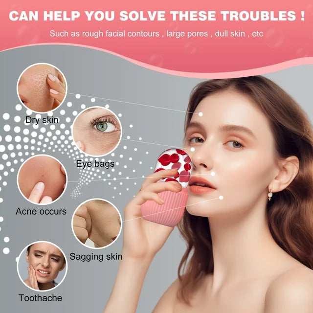 Reusable Ice Roller for Face || Skin Tightening, Pore Shrinking & Glow Boosting Skincare Tool