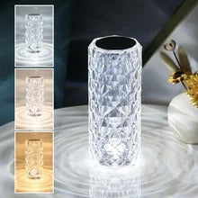 Crystal Rose Diamond Lamp – 16 Colors Changing LED Touch Lamp with Remote & USB Charging