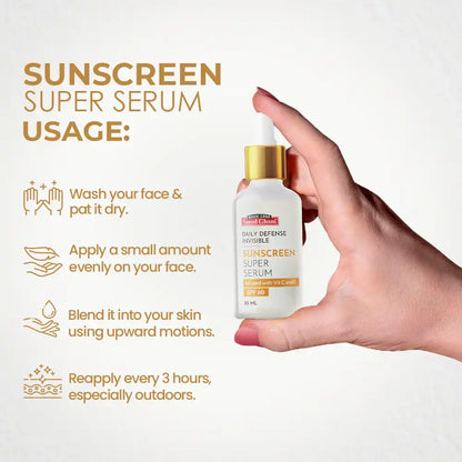 Daily Defense Invisible Sunscreen Super Serum SPF 60