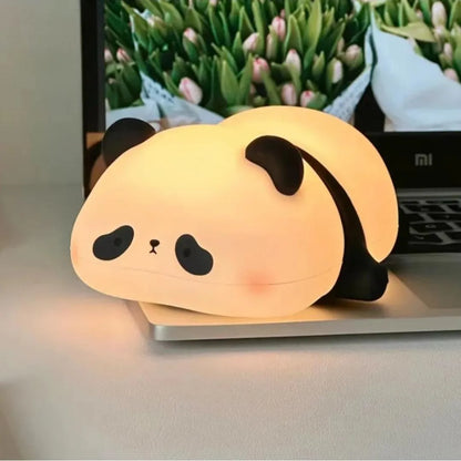 Silicone Panda Night Lamp | Cute Panda Night Light for Bedroom & Home Decor