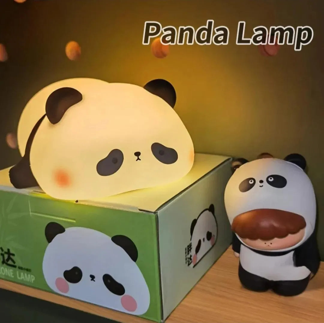 Silicone Panda Night Lamp | Cute Panda Night Light for Bedroom & Home Decor