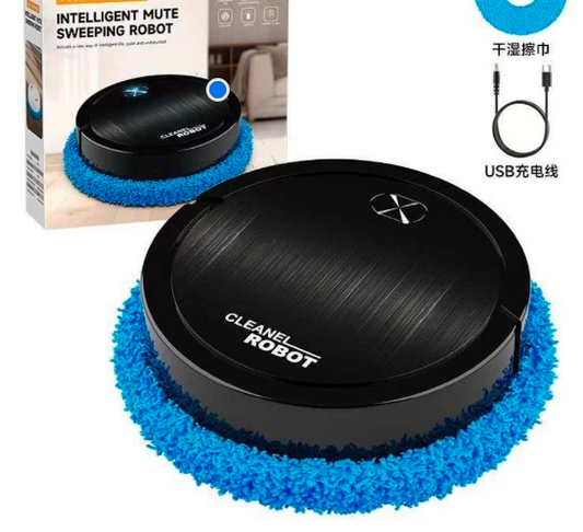 Mute Cleaning Robot – Ultra-Quiet Smart Vacuum & Mop Combo | 2-in-1 | APP Control |