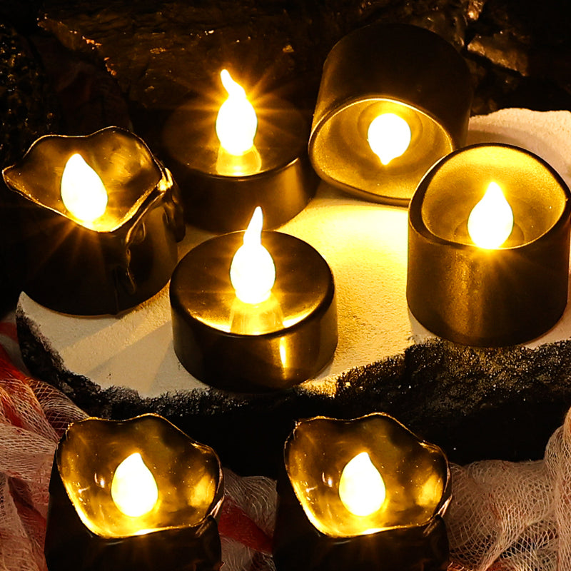 Black LED Flameless Candles