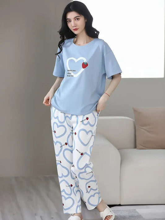 Women Printed Night Suits
