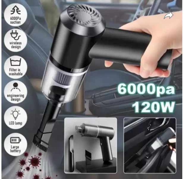 Portable Vacuum Cleaner 3 in 1 | Durable Wireless Vacuum