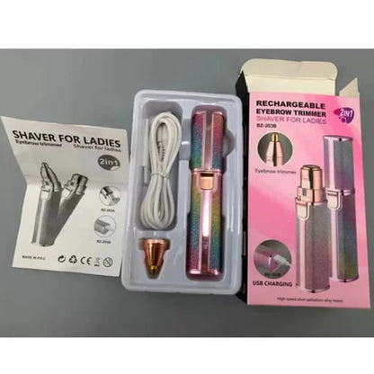 2-in-1 Facial Hair Remover & Eyebrow Trimmer