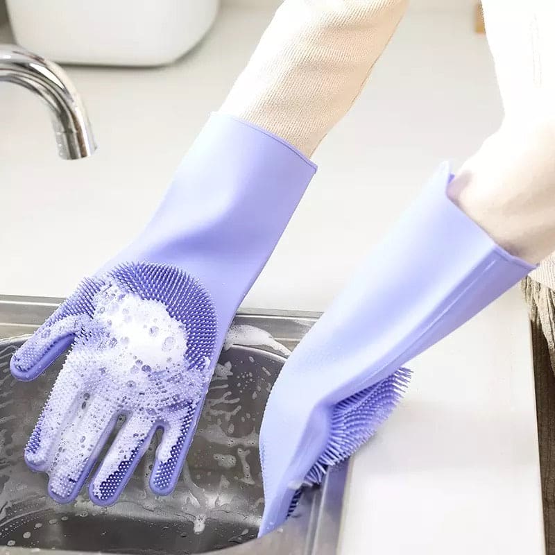 Silicone Washing Gloves