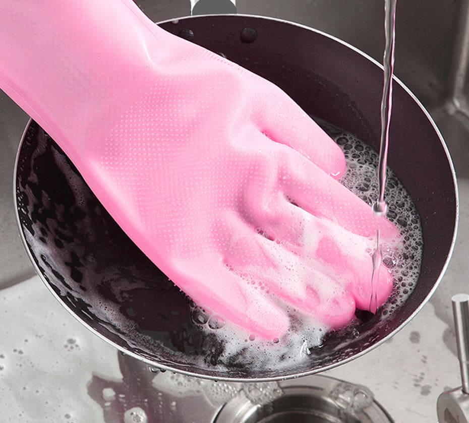 Silicone Washing Gloves