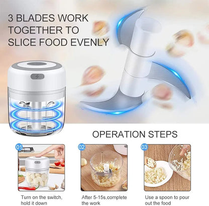 Mini Electric Garlic Chopper
