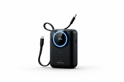 RONIN Zapster 35W 20000mAh Power Bank with Built-in Cable