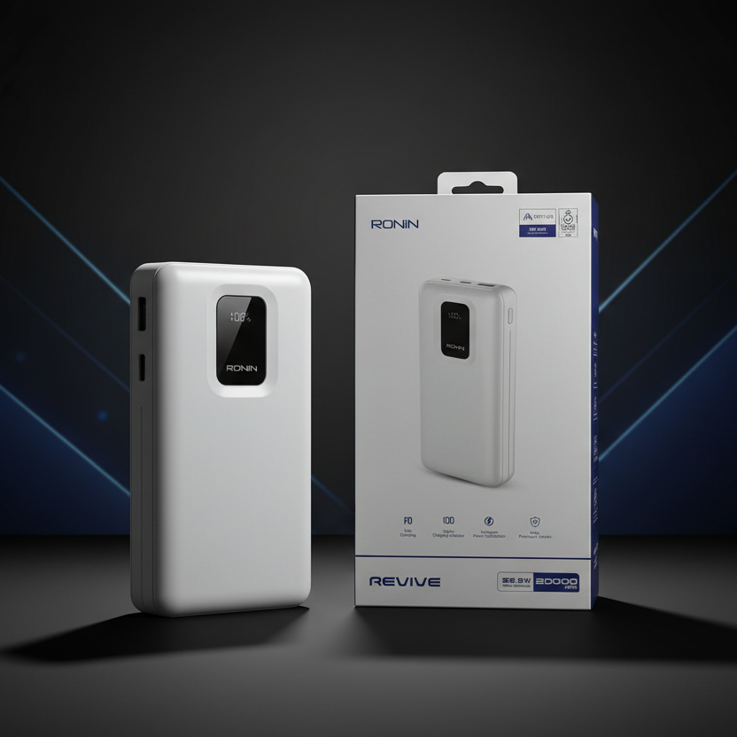 RONIN REVIVE 20000mAh Power Bank - 22.5W Fast Charging