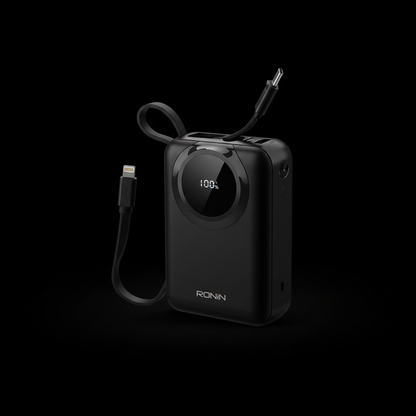 RONIN Zapster 35W 20000mAh Power Bank with Built-in Cable
