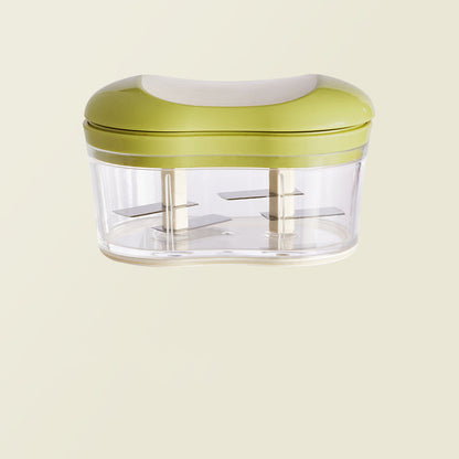 "Manual Vegetable Chopper & Food Processor