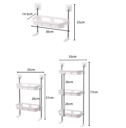 Over the Commode 3-Tier Storage
